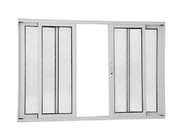 ALUAN ALUMI VITRO 4 FOLHAS 100X200 S/ GR L25 MASTER BRANCO - 9025