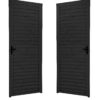 ALUAN ALUMI PORTA PALHETA 210X080 ESQ PRETO - MB5232
