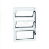 ALUAN ALUMI VITRO BASCULANTE 060X040 VIDRO CANELADO BRANCO - 3031