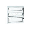 ALUAN ALUMI VITRO BASCULANTE 060X060 VIDRO CANELADO ALUMINIO POLIDO - 3188