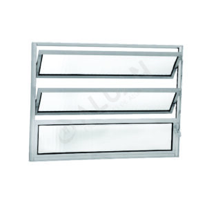 ALUAN ALUMI VITRO BASCULANTE 060X080 VIDRO BOREAL BRANCO - 3210