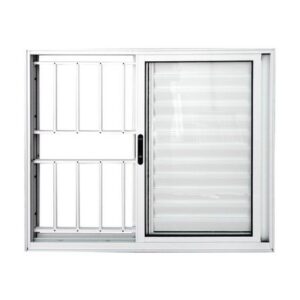 ALUAN ALUMI VENEZIANA 3 FOLHAS 100X150 C/ GR BRANCO - 6033
