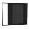 ALUAN ALUMI VENEZIANA 3 FOLHAS 100X150 S/ GR PRETO - PTO6032