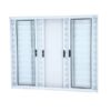 ALUAN ALUMI VENEZIANA 6 FOLHAS 100X100 C/ GR BRANCO - 7039