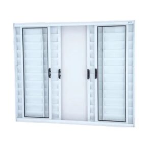 ALUAN ALUMI VENEZIANA 6 FOLHAS 100X100 S/ GR BRANCO - 6038