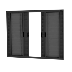 ALUAN ALUMI VENEZIANA 6 FOLHAS 100X120 S/ GR PRETO - PTO7040