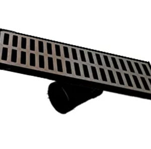 GRELHA ALUM. 015 X 050 C/ COLETORA CX. PVC INF. COM DIFUSOR