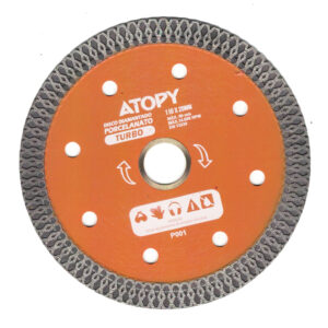 DISCO DIAMANTADO PORCELANATO 110X20MM TURBO ATOPY