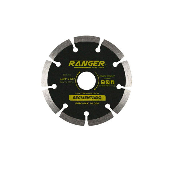 DISCO DIAMANTADO SEGMENTADO 4" RANGER