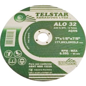 DISCO FERRO TELSTAR 7 X 1/8 X 7/8 2T
