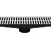 GRELHA ALUM. 015 X 050 C/ COLETORA CX. PVC INF.