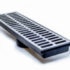 GRELHA ALUM. 020 X 080 C/ COLETORA CX. PVC INF.