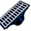 GRELHA ALUM. 015 X 050 C/ COLETORA CX. PVC LAT.