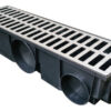 GRELHA ALUM. 015 X 050 C/ COLETORA CX. PVC INF. MODULAR