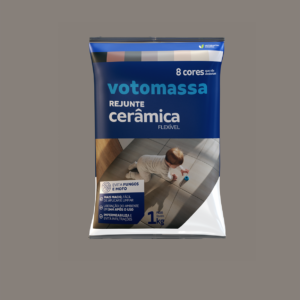 VOTORAN REJUNTE CERAMICA 1KG CINZA ESCURO