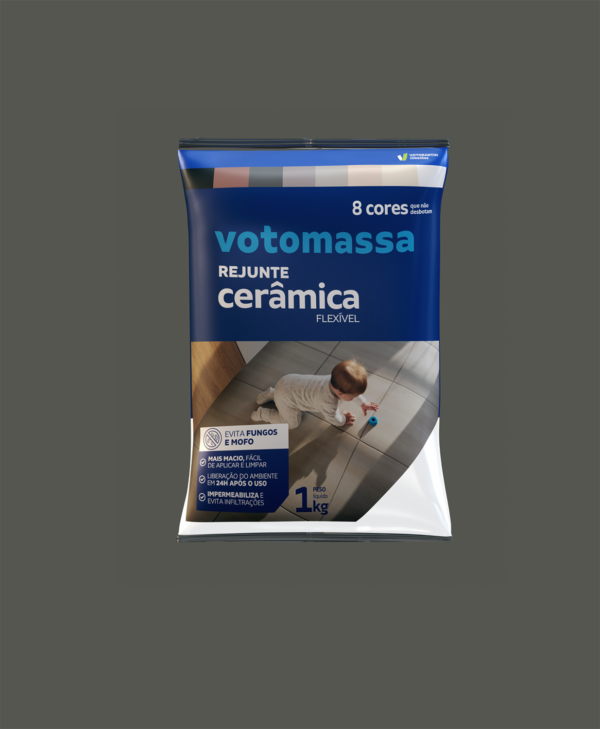 VOTORAN REJUNTE CERAMICA 1KG GRAFITE