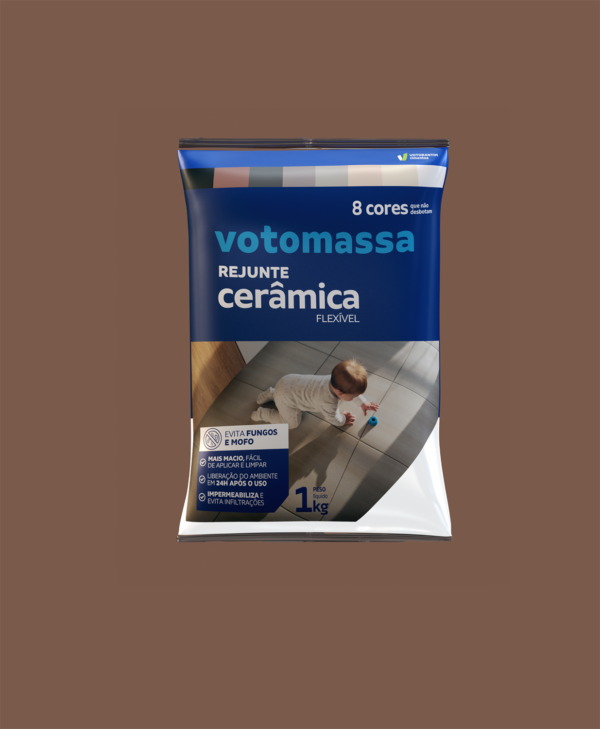 VOTORAN REJUNTE CERAMICA 1KG MARROM