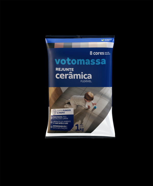 VOTORAN REJUNTE CERAMICA 1KG PRETO