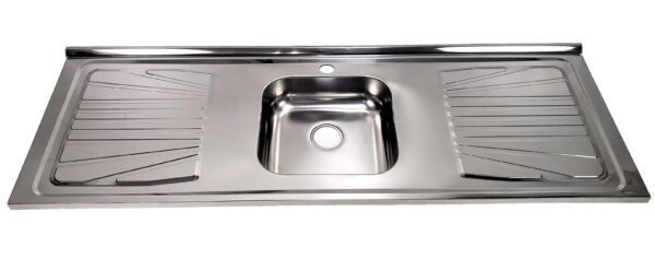 FABRINOX PIA INOX 2,00 MT COM FURO TORNEIRA