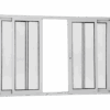 ALUAN ALUMI VITRO 4 FOLHAS 100X120 S/ GR L25 MASTER BRANCO - 9021