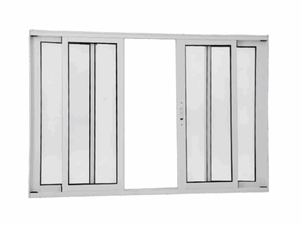 ALUAN ALUMI VITRO 4 FOLHAS 100X120 S/ GR L25 MASTER BRANCO - 9021