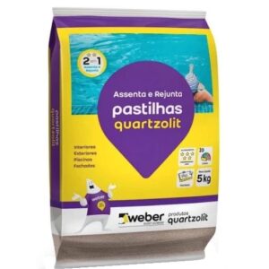 QUARTZOLIT PASTILHA VIDRO BRANCA 5 KG