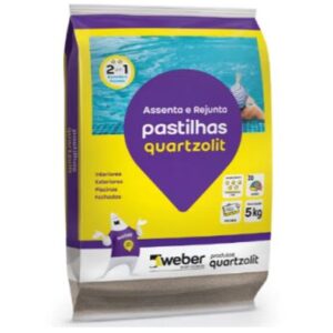 QUARTZOLIT PASTILHA VIDRO BRANCA 5 KG