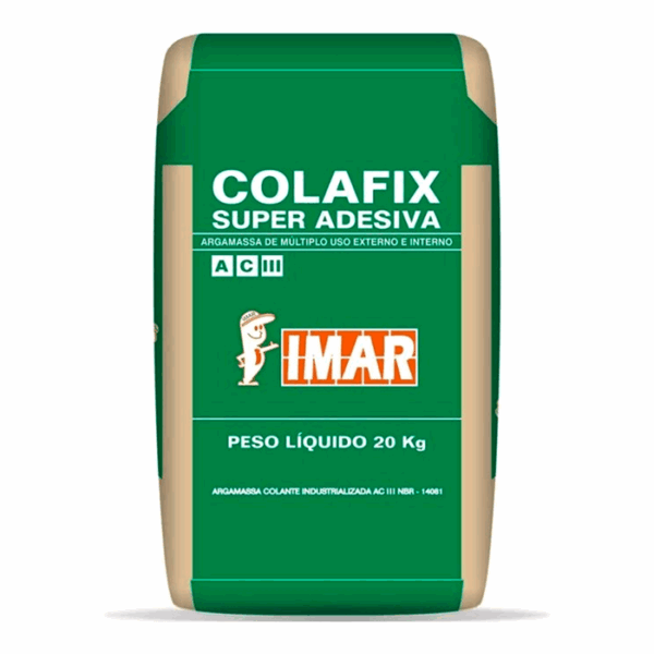 COLAFIX IMAR ARGAMASSA AC III 20KG CINZA