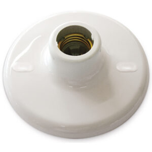PLAFON DECORA PVC SOQ PORCELANA BCO OPL