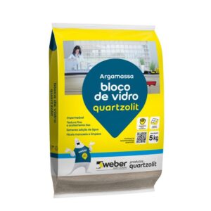 QUARTZOLIT ARG. BLOCO DE VIDRO 5KG